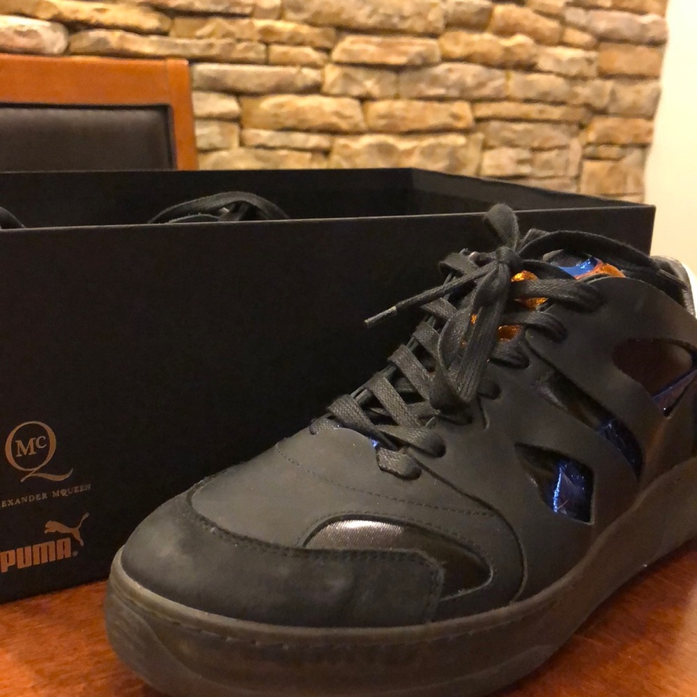 Black designer shoes